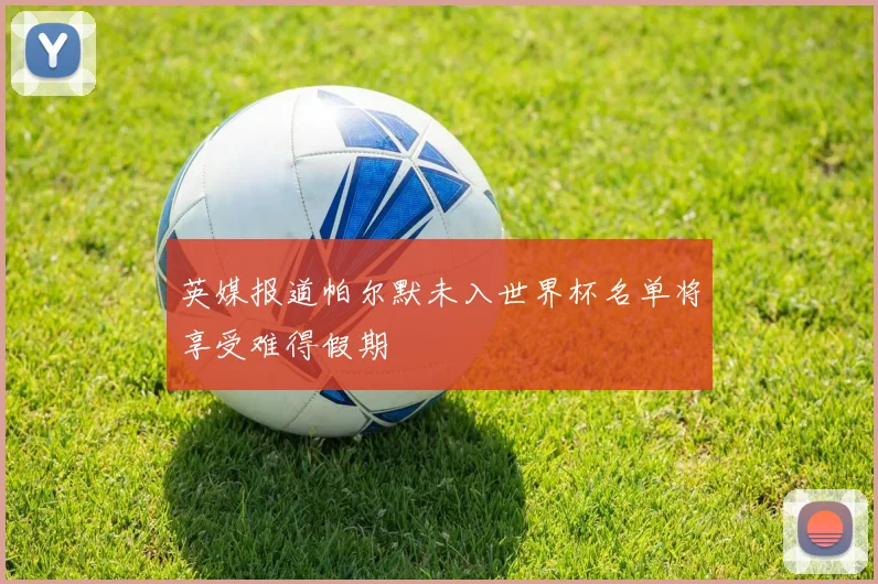 英媒报道帕尔默未入世界杯名单将享受难得假期